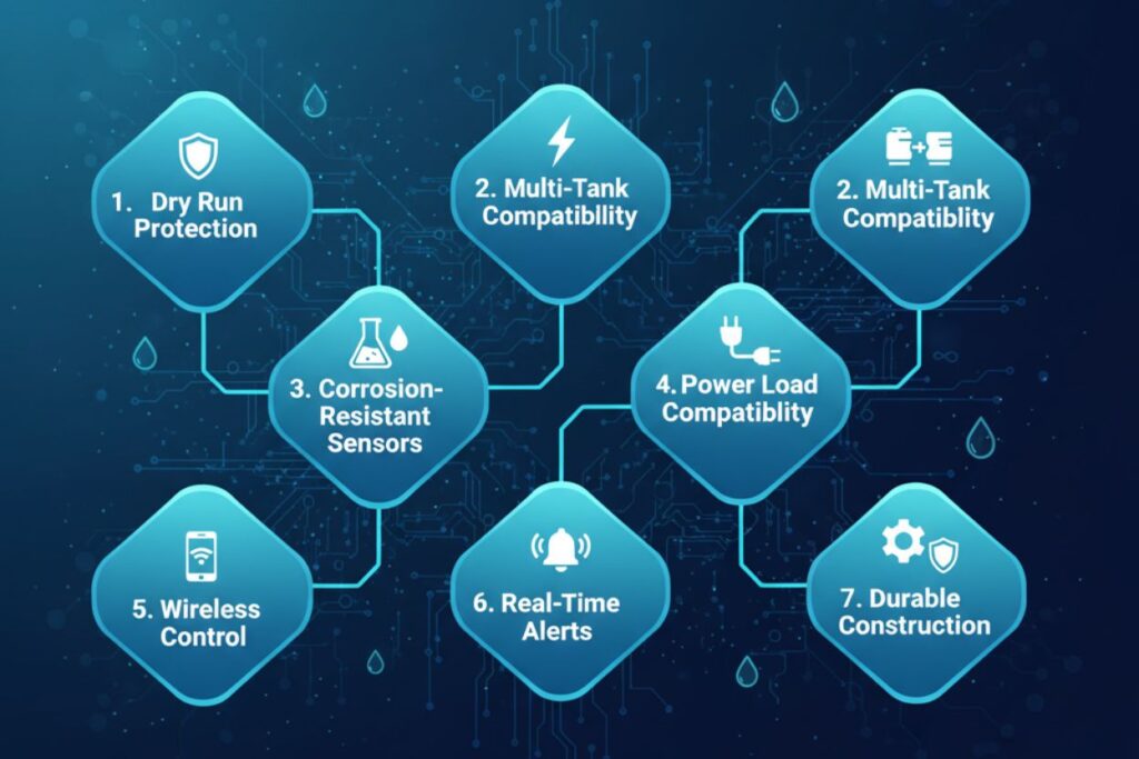 Featuers Water controller