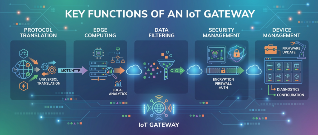 Key Functions of an IoT Gateway
